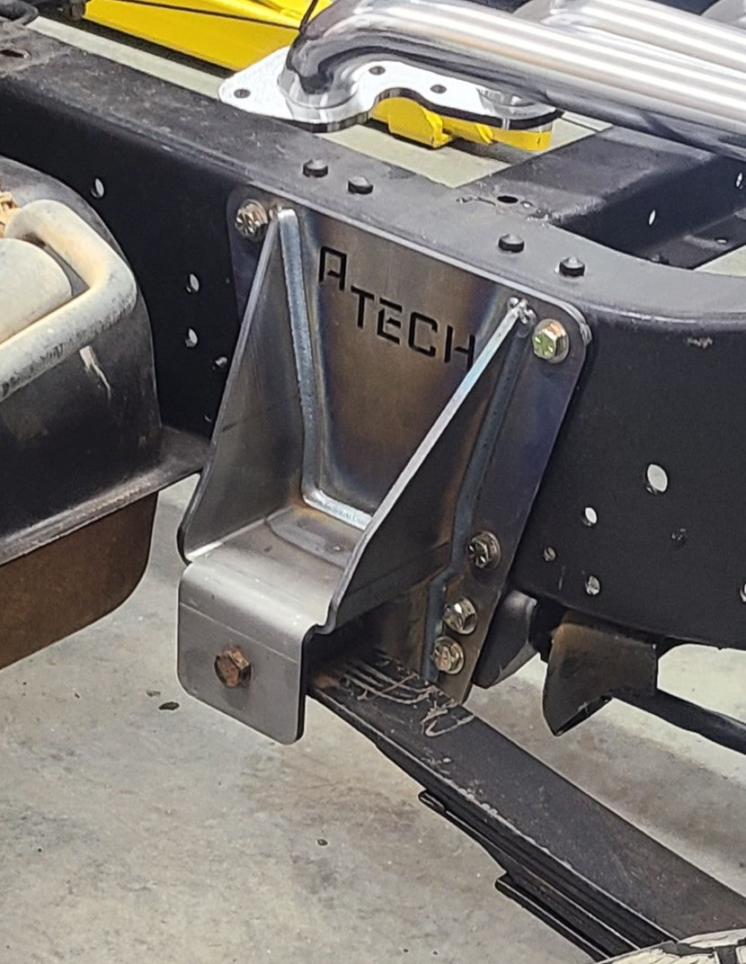 73-87 K30 LEAF SPRING HANGER SET - REAR - MAIN EYE WITH BACKERS ...
